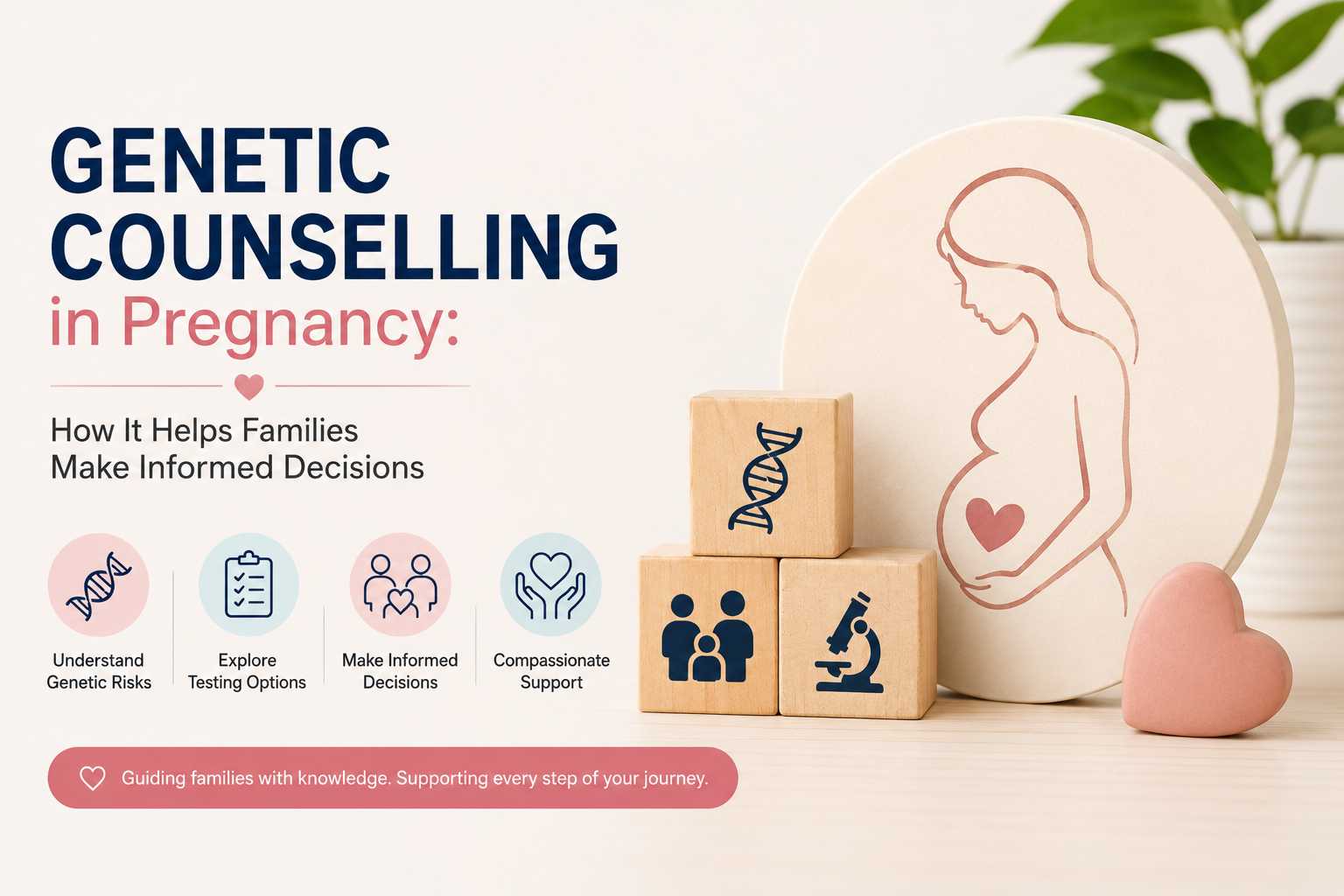 Genetic Counselling in Pregnancy: How It Helps Families Make Informed Decisions article illustration for Mom & Me Fetal Medicine Centre
