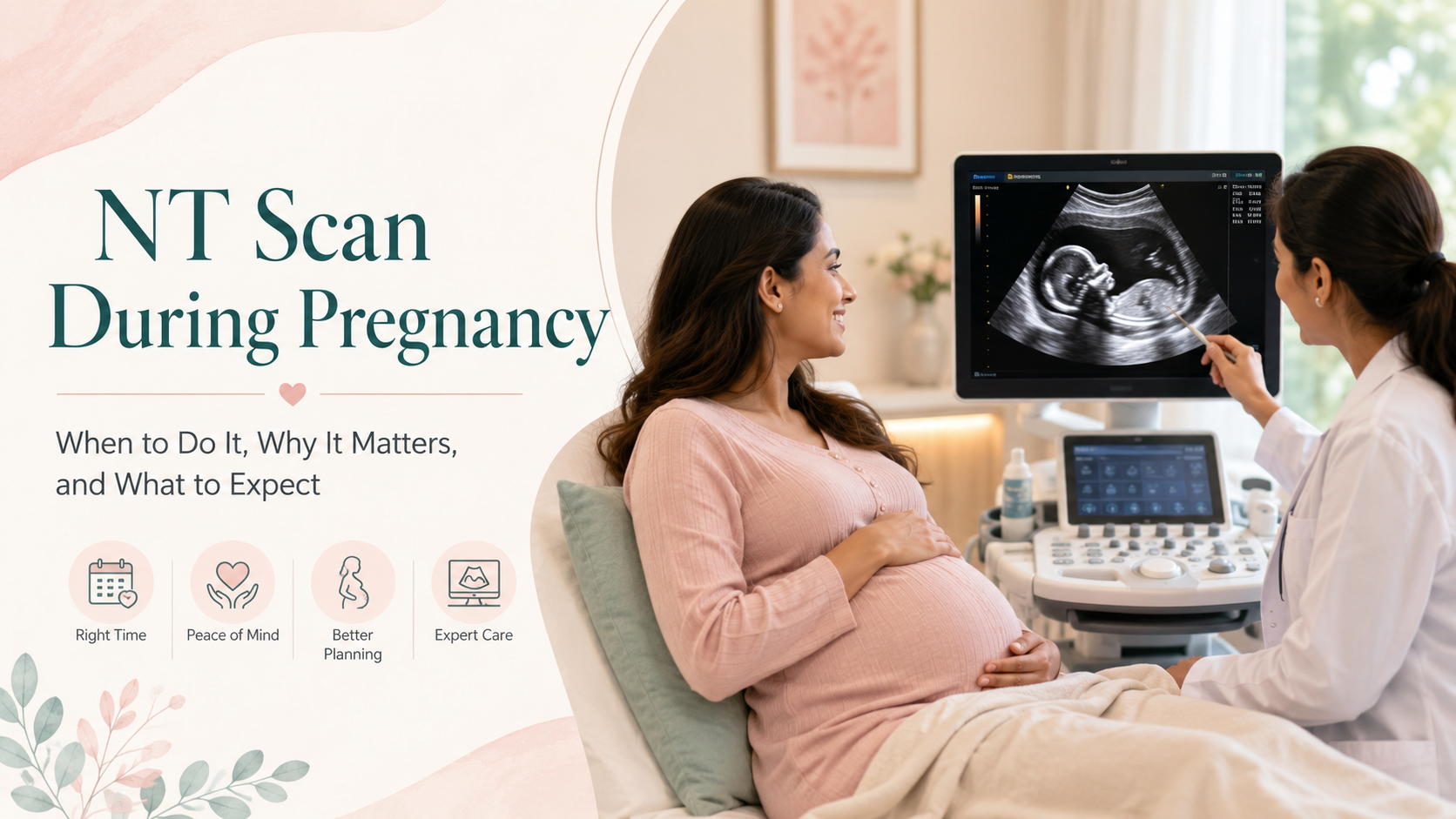 NT Scan During Pregnancy: When to Do It, Why It Matters, and What to Expect article illustration for Mom & Me Fetal Medicine Centre