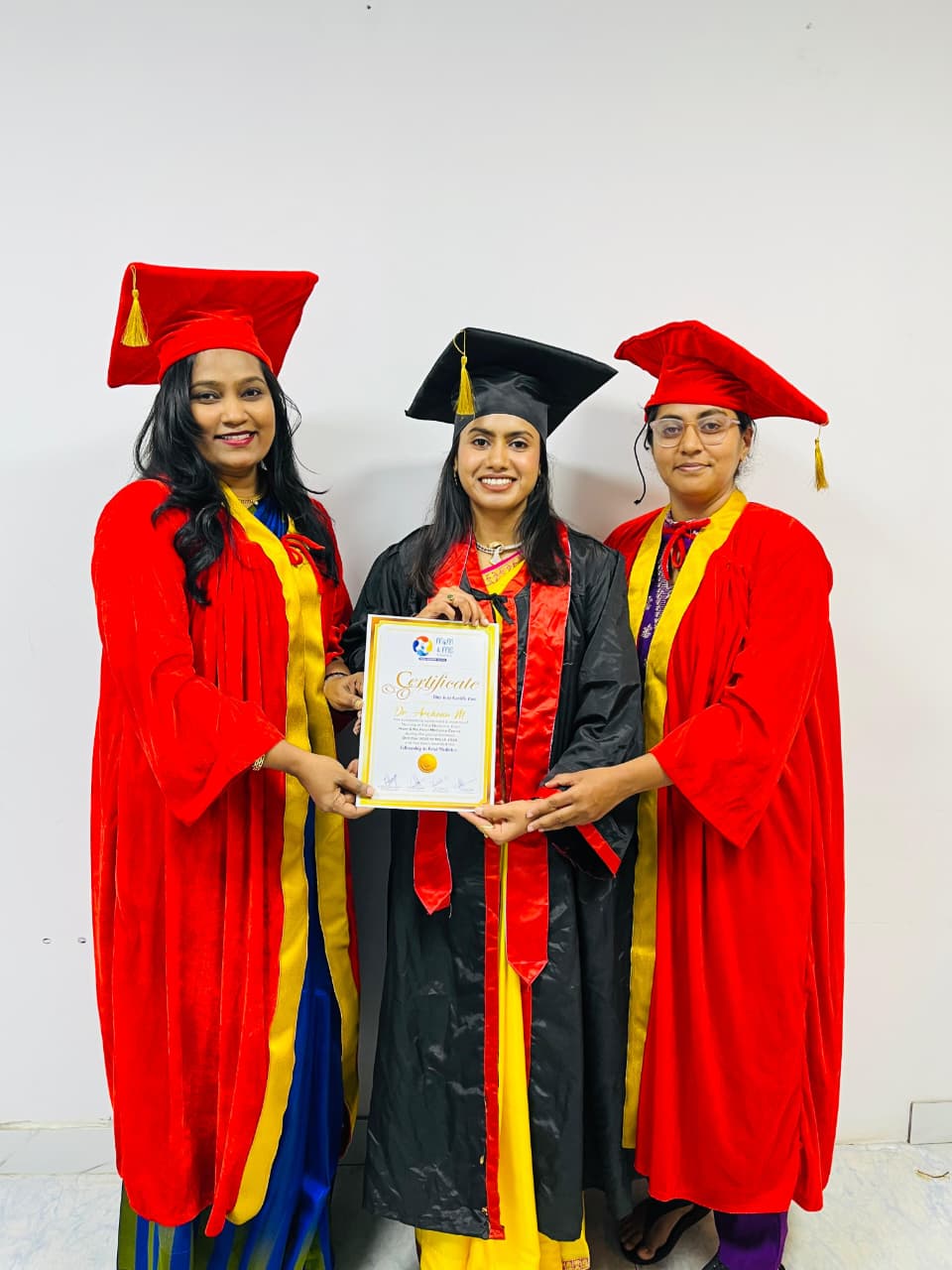 Mom & Me fellowship certificate ceremony