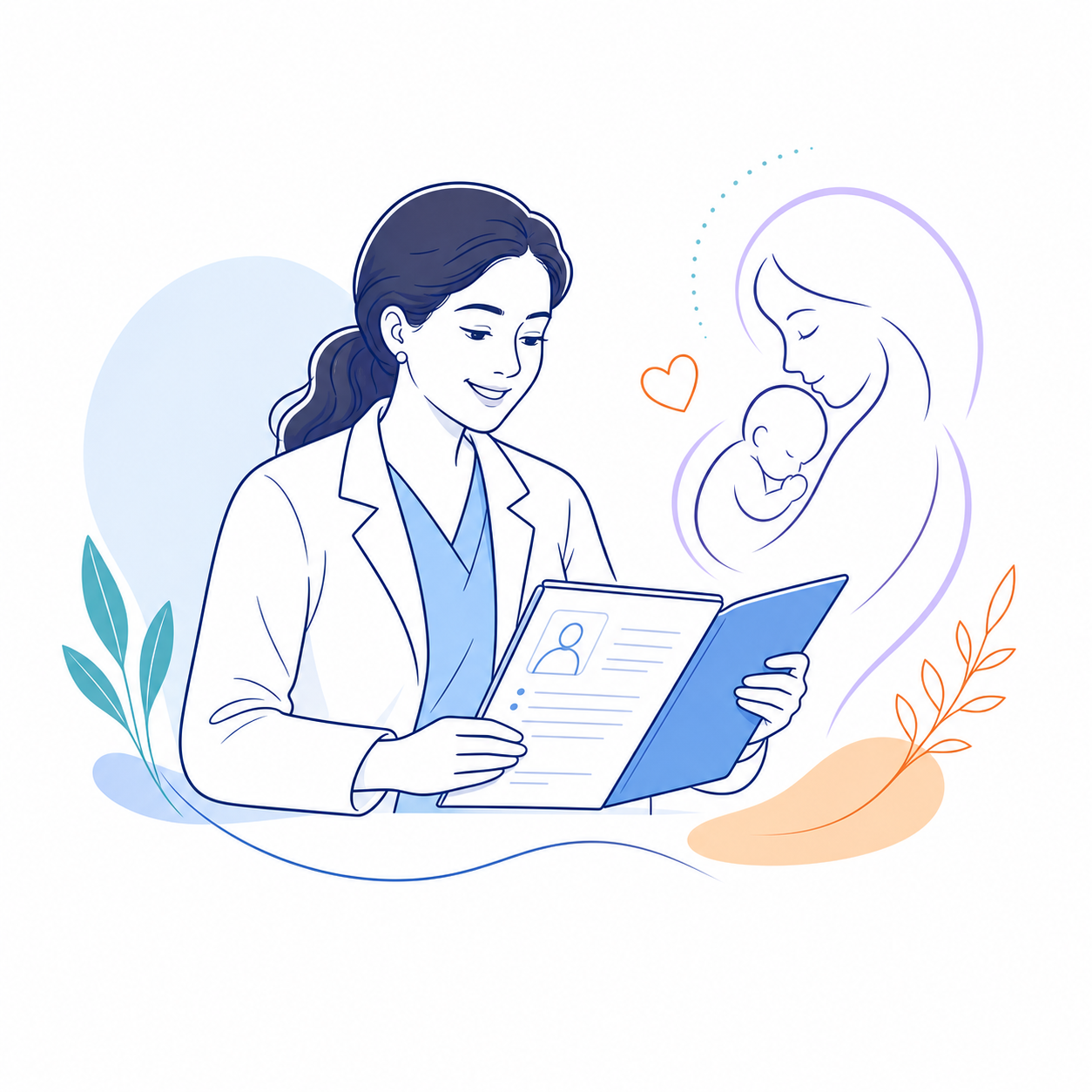 Career application review illustration