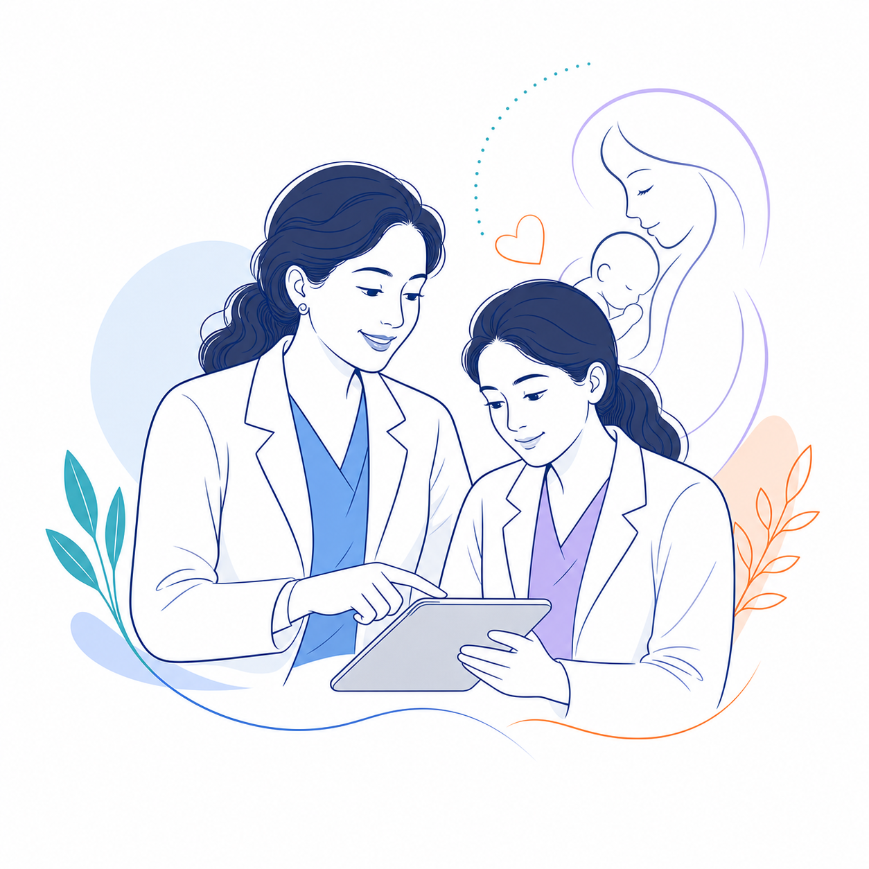 Fellowship mentorship illustration
